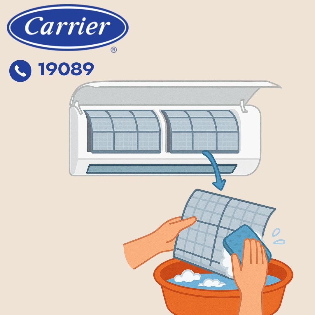 تنظيف فلاتر التكييف