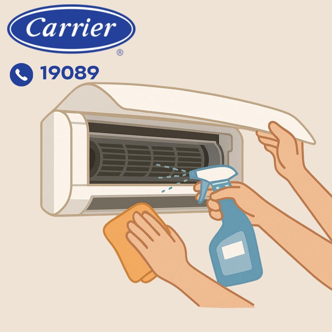 تنظيف مروحة الوحدة الداخلية